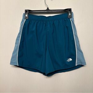 Women’s The North Face Teal and Light Blue Elevation Shorts Size S